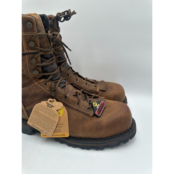 Georgia Boot Logger NEW Men's Color Brown US Size 14 - Picture 2 of 9